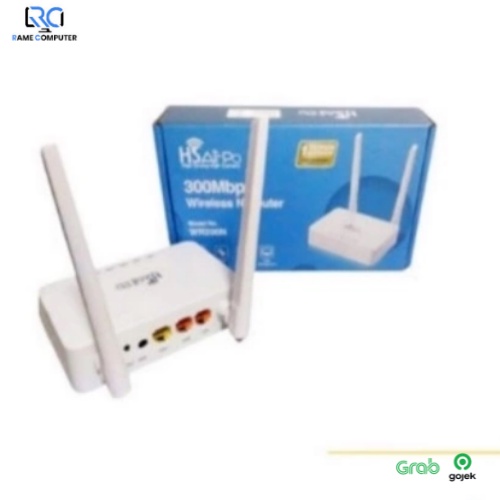 HSAirPo WR200N Router Wireless WiFi 2 Antena 300Mbps Repeater Extender HS AirPo WR200N