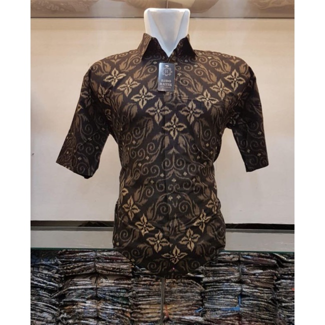 Batik Pangeran-KEMEJA BATIK LENGAN PENDEK KATUN PRIMA MURAH MERIAH SERAGAMAN NO LUNTUR COD