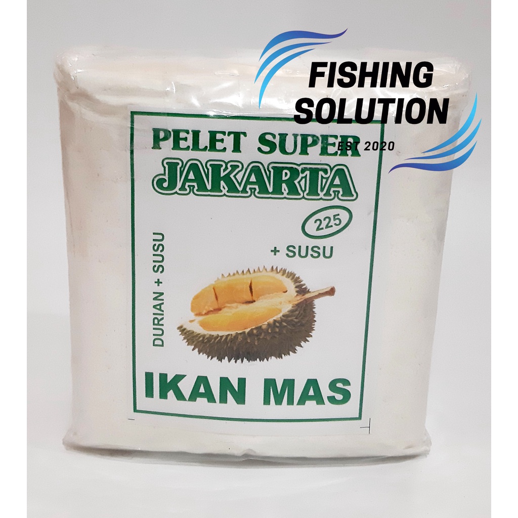 Umpan Pelet Super Jakarta 225 Durian + Susu Ikan Mas