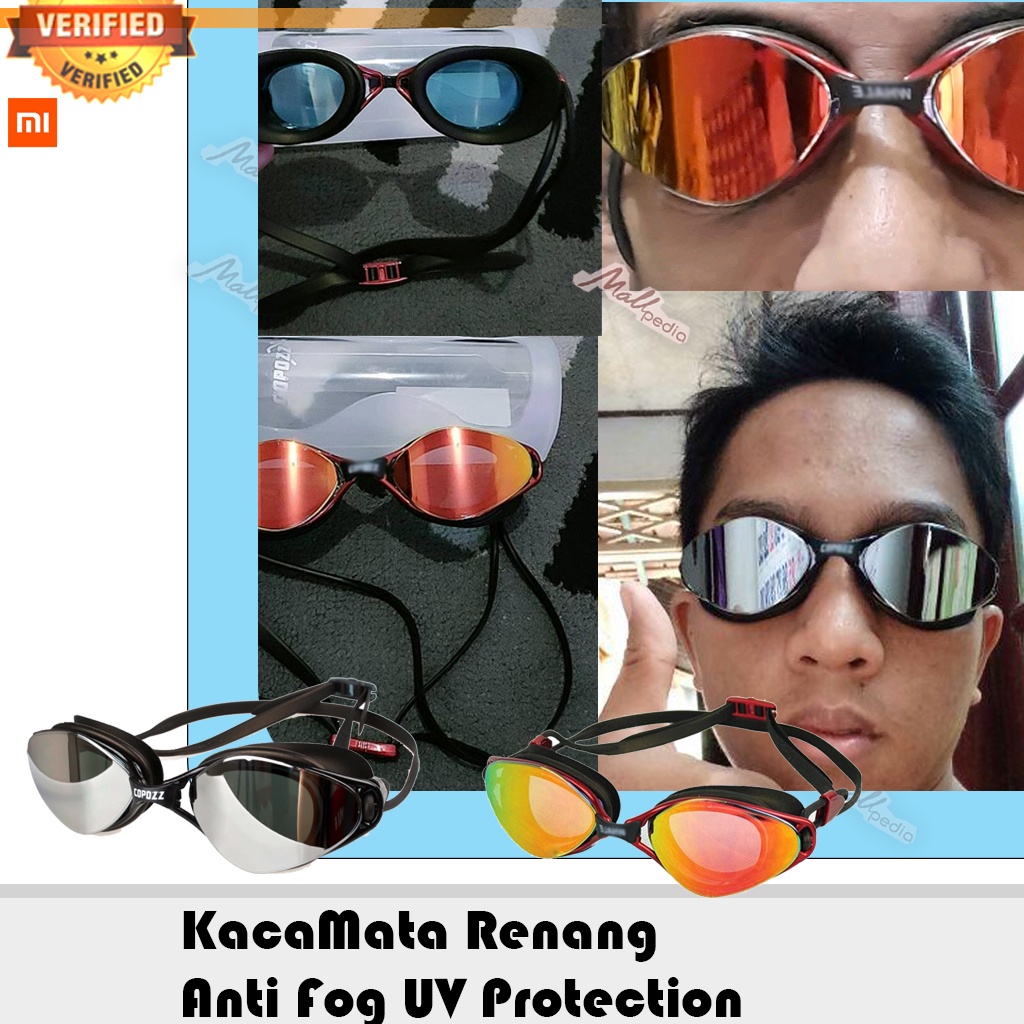 SDi Kacamata Renang Anti Fog UV Protection Taffsport GOG-3550 WHALE Kaca mata taff berenang anti kab AMT