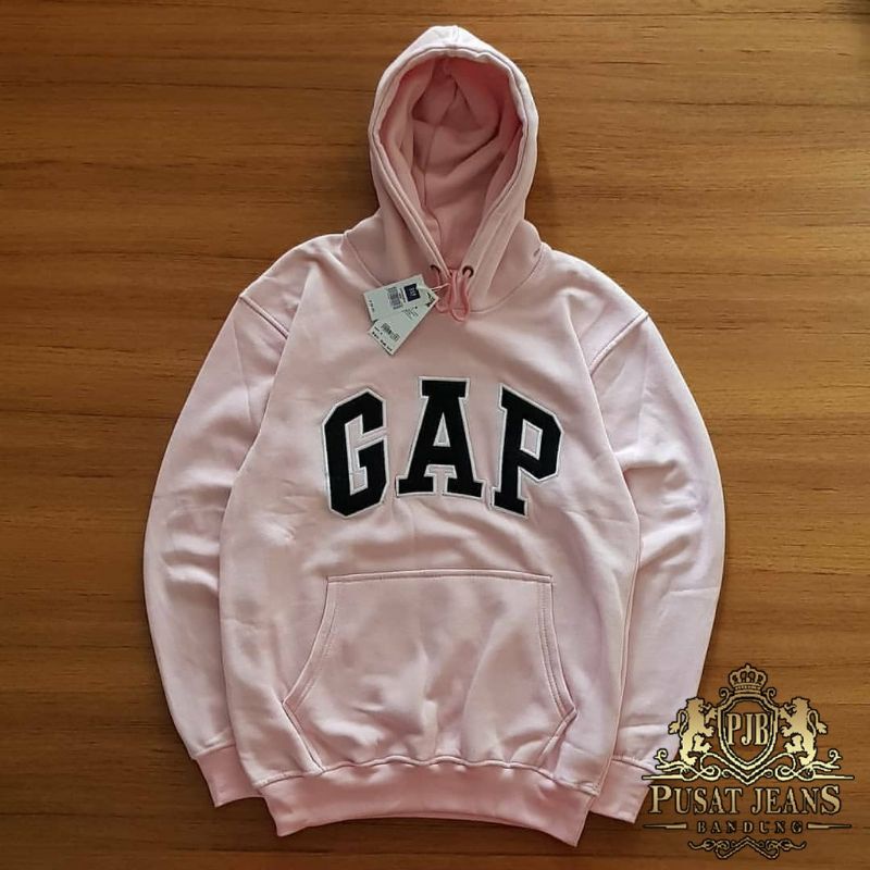 Jaket Sweater Hoodie GAP Hitam - Abu - Hijau - Merah - Biru - Orange - Pink - Navy