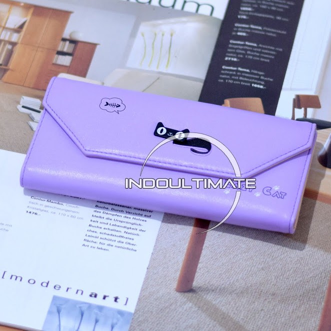 Dompet Wanita JDB-13003 Dompet Cewek / Cewe Kartu ATM Panjang Lipat Kulit Import Murah Lucu