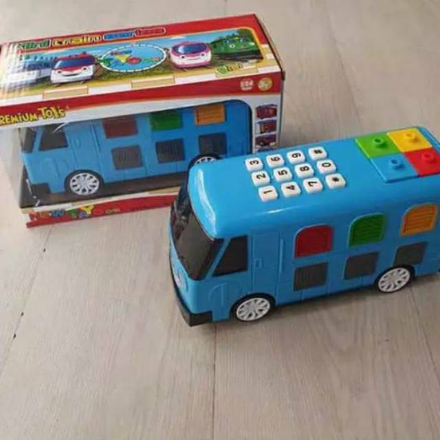  Mainan  bus tayo  little bus hey tayo  lampu dan musik 