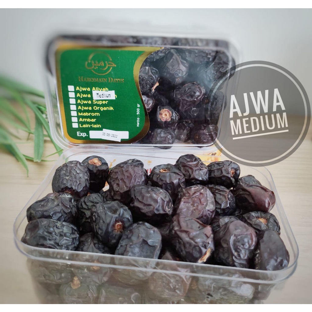 Kurma Ajwa / Ajwa Medium / Kurma Ajwa Lembut / Kurma Madinah