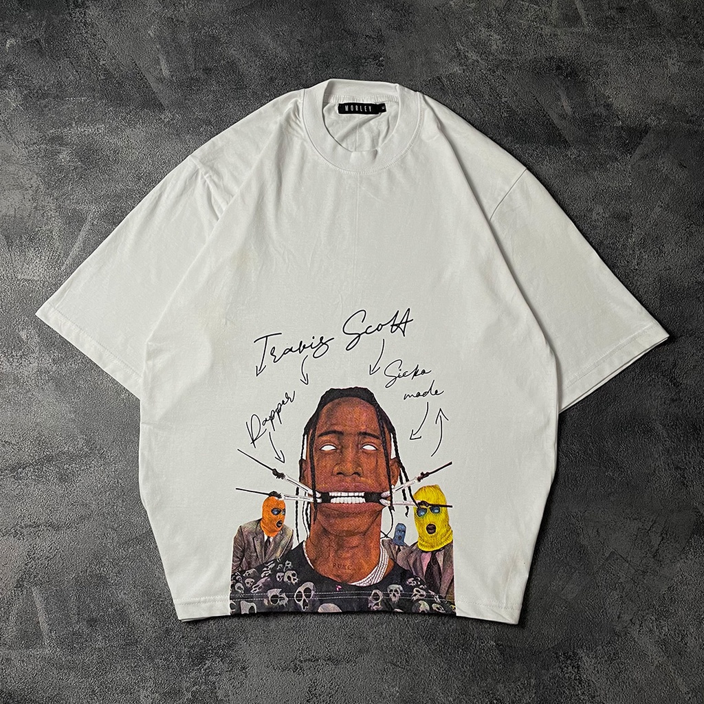 Oversize T - Shirt &quot; AMBISIOUS SNAKE &amp; TRAVIS RAPPER &quot;