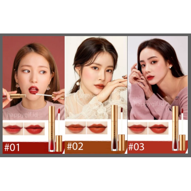 LAMEILA Lip Glaze Lipstik Pelembab Tahan Lama Lip Gloss Pewarna Bibir Cair Pelembab Lipstik LA013 1021