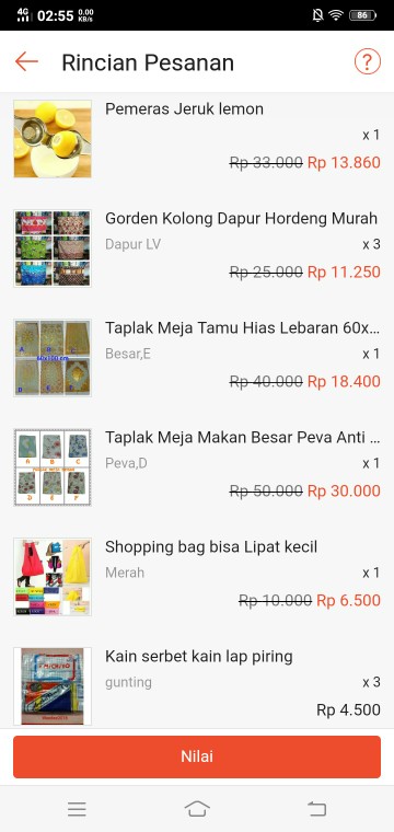 Shopping Bag Minimalis Modis Bisa Lipat Kecil