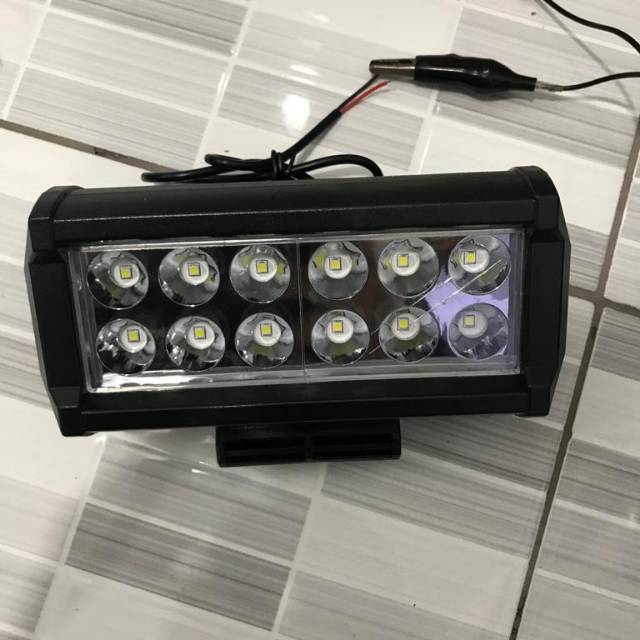 Lampu tembak sorot led Cwl 12 mata spot light workligt