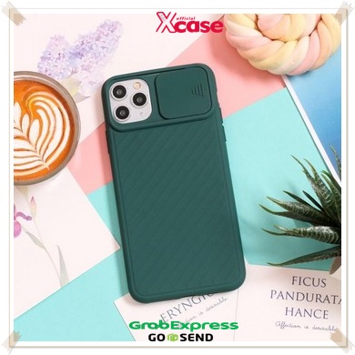 Soft case iPhone 6 7 8 + X XS XR 11 12 MINI PRO MAX - Colour Protection Slide Camera Lens Case