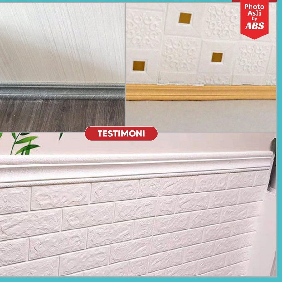 [KODE BARANG 120] (ABS) WALLBORDER FOAM 3D ELEGAN DAN MEWAH WALLPAPER PLAFON