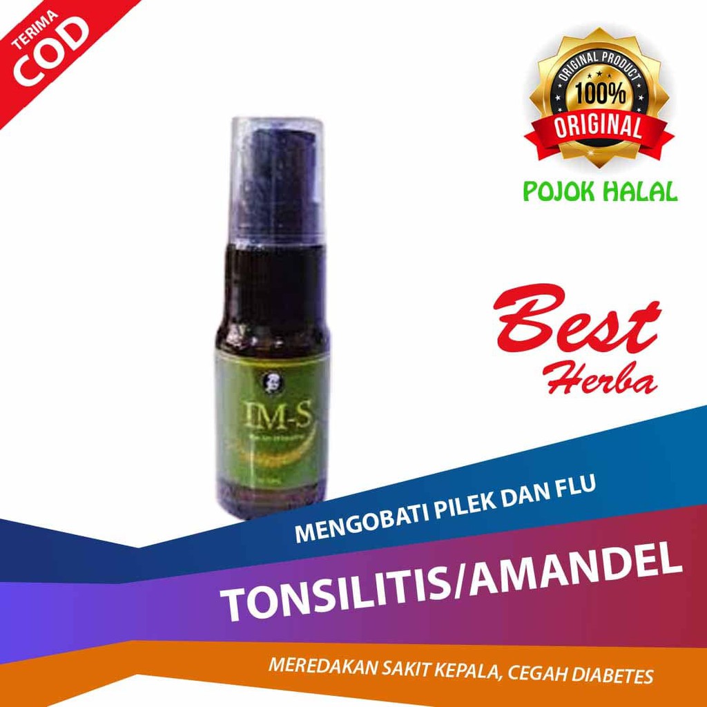 HERBA IMS HPA PAK HAJI - RAWATAN AMANDEL - TONSILITIS - MELEGAKAN RADANG TENGGOROKAN - PILEK DAN FLU