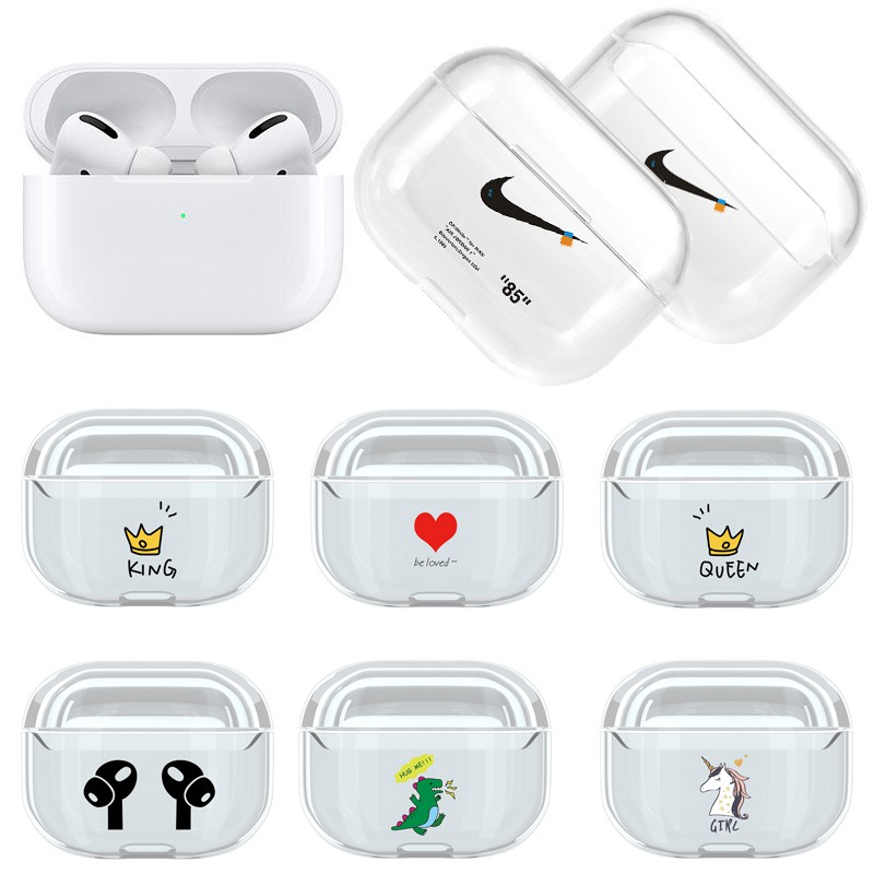 Airpods Pro Case Clear Pelindung Airpods Pro Casing Transparan Case Silicone Casing Airpods Pro Case
