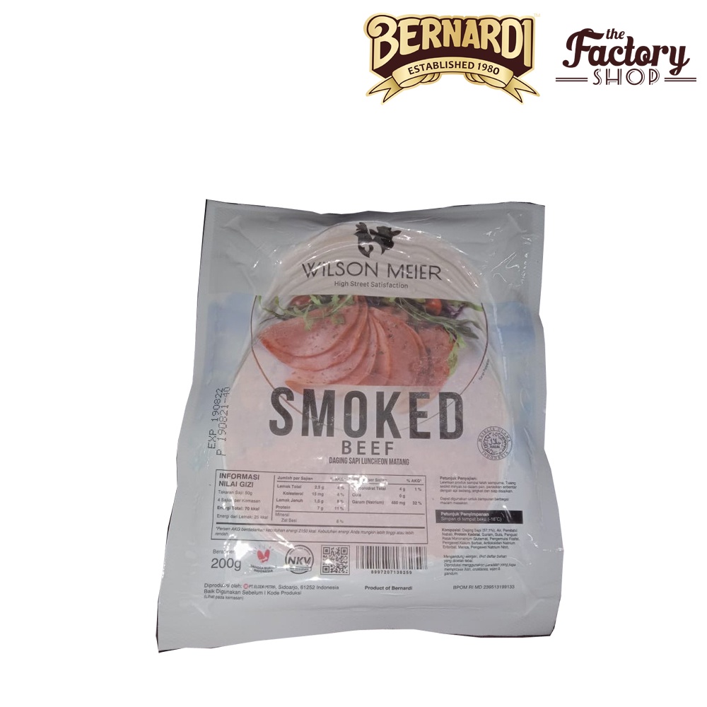 

Wilson Meier Smoked Beef 200g