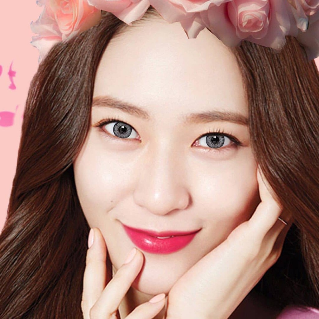 Softlens X2 K-POP DIA 16.00mm NORMAL MINUS Black Grey Brown Blue (-0.50 s/d -3.00) KPOP Lensa Kontak-6