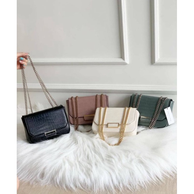Tas Croco | Tas Kulit | Tas Cantik | Tas Tosca | Tas Hitam Croco | C240