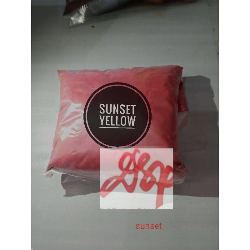 

PEWARNA SUNSET YELLOW PK 100GR