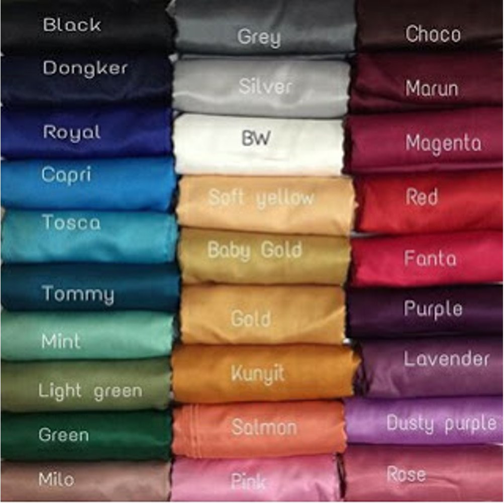 Promo Rok Panjang Satin Velvet / Rok Satin/Rok Tidak Terawang !!-5