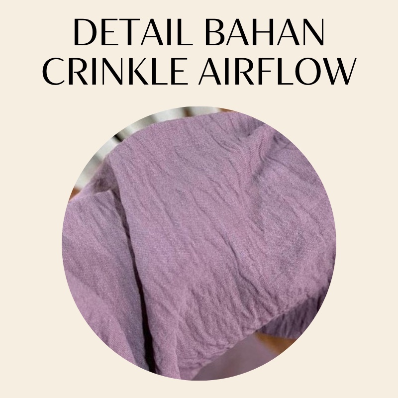 PASHMINA CRINKLE AIRFLOW | Anti Nerawang | PASMINA TERBARU | CRINKLE AIRFLOW PREMIUM