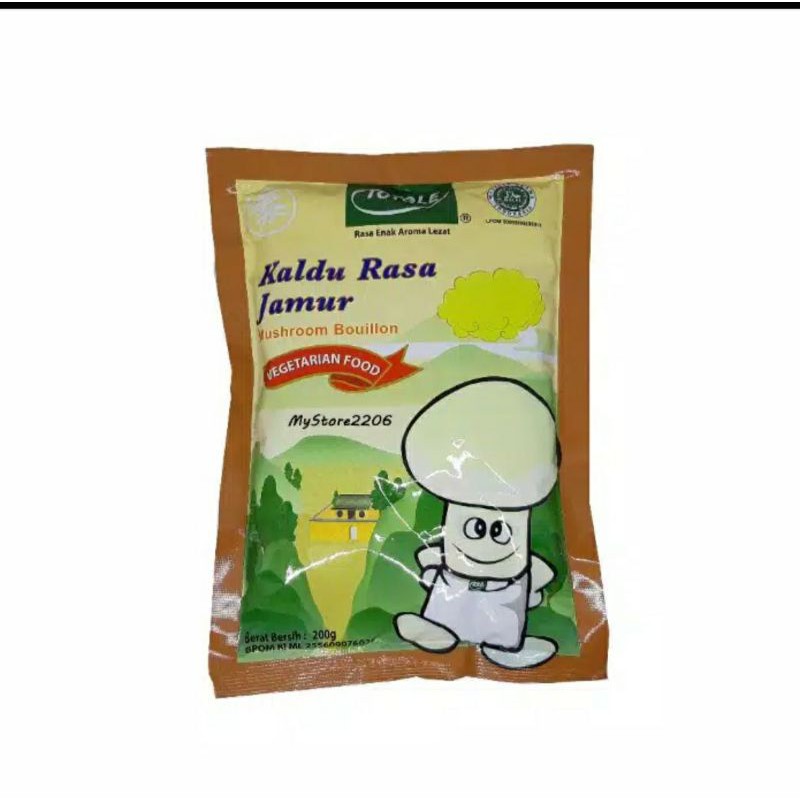 

vegetarian kaldu jamur totole 200 gr vegan