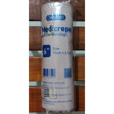 Medicrepe Perban Elastis One Med Ukuran 3 Inc / 4 Inc / 6 Ich / Perban Elastis / Penyangga Tangan Keseleo