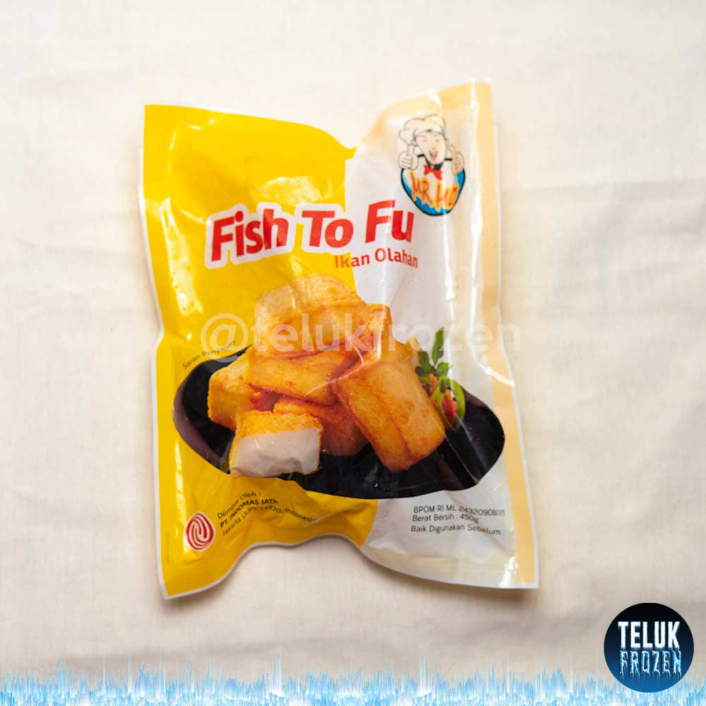 

fish to fu mr ho 450gr tahu tofu ikan 450 gram olahan shabu shabu frozen food