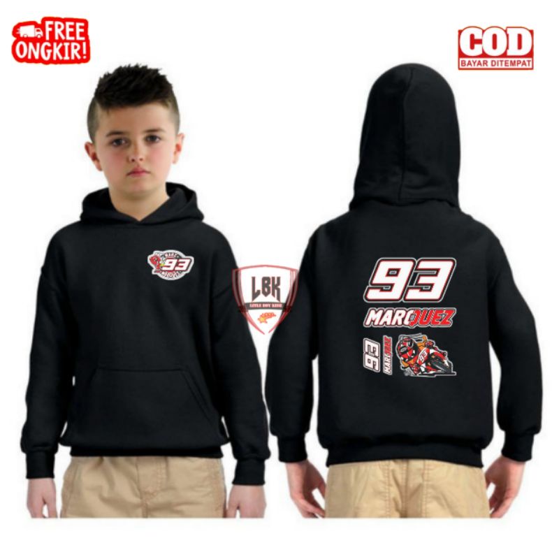 JAKET SWEATER HOODIE ANAK MARC MARQUEZ