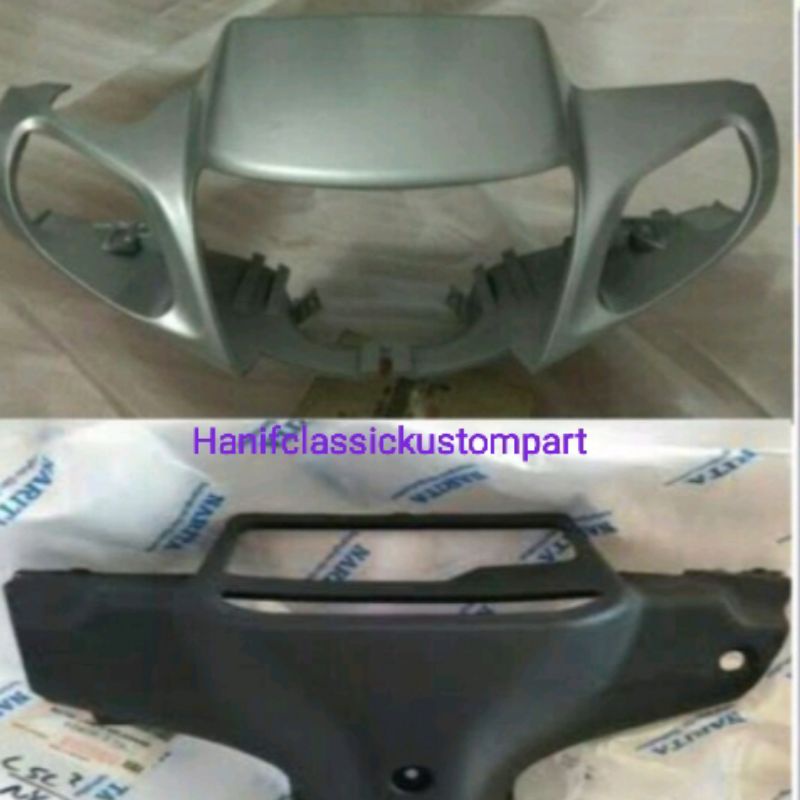 Batok depan belakang fizr FIZ R silver