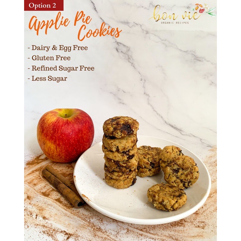 

VEGAN GLUTEN FREE apple pie cookies