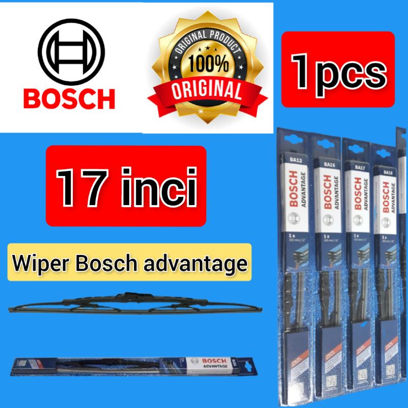 Wiper bosch advantage ukuran 17 inci