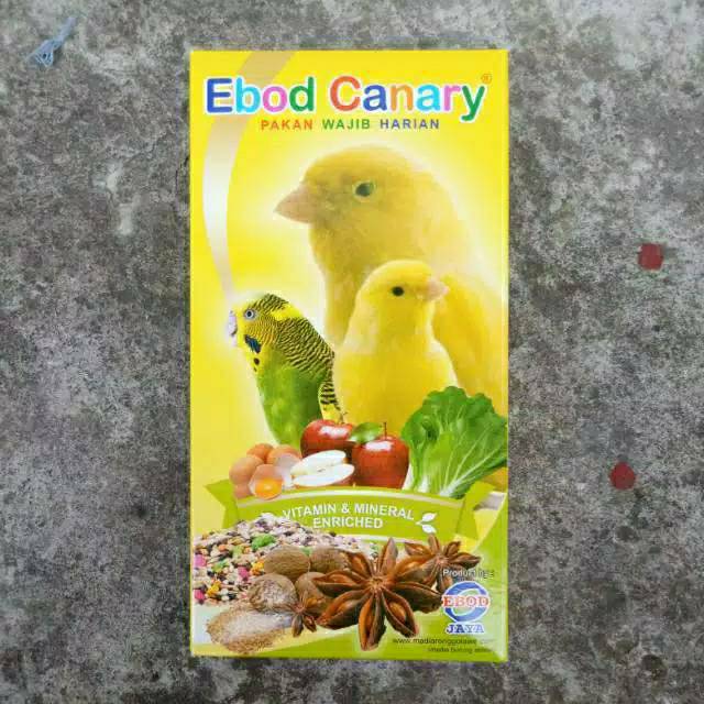 Makanan Pakan Burung Kenari Ebod Canary Kemasan Dus