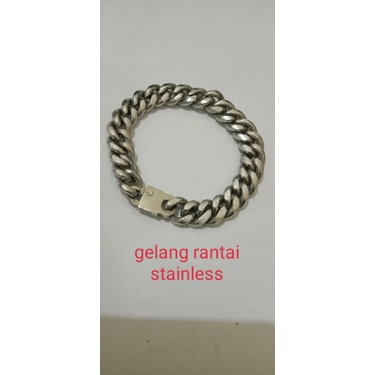 gelang rantai stainless