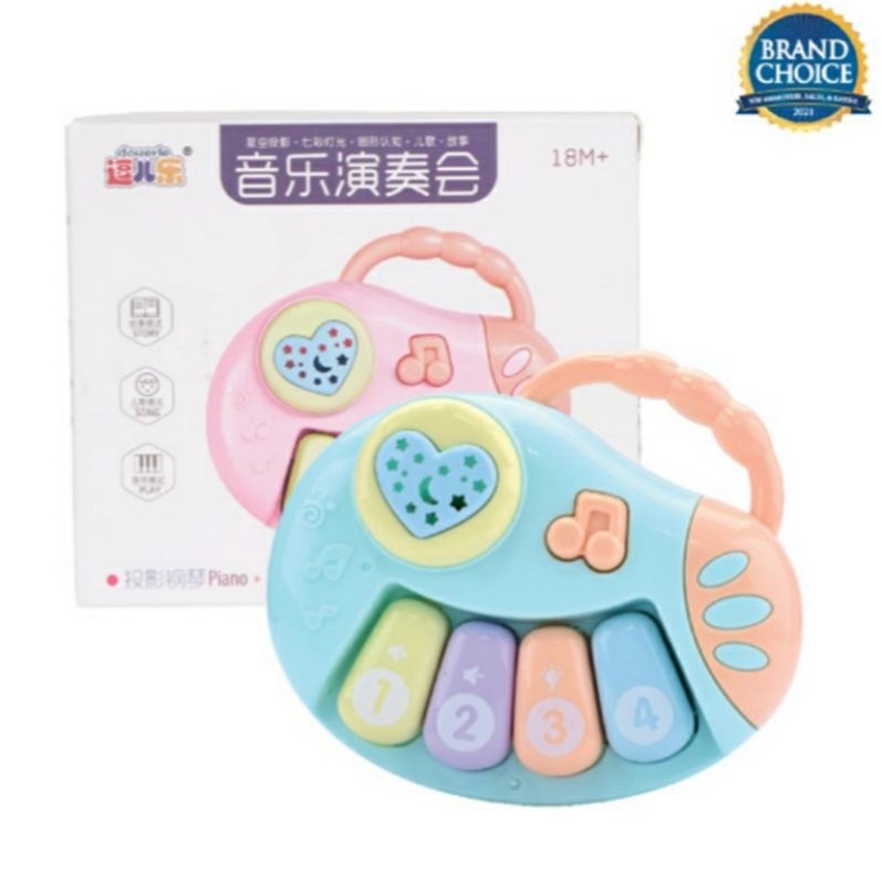 IQ ANGEL Baby Piano Mainan Piano Bayi Musik Lampu Baby Toys