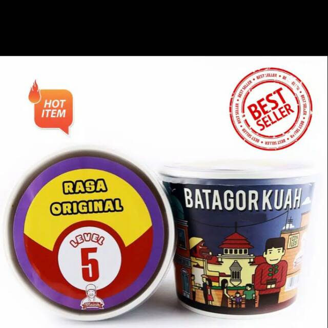 

Batagor kuah level 3 & level 5