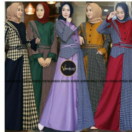 SALE gamis toyobo mix kotak