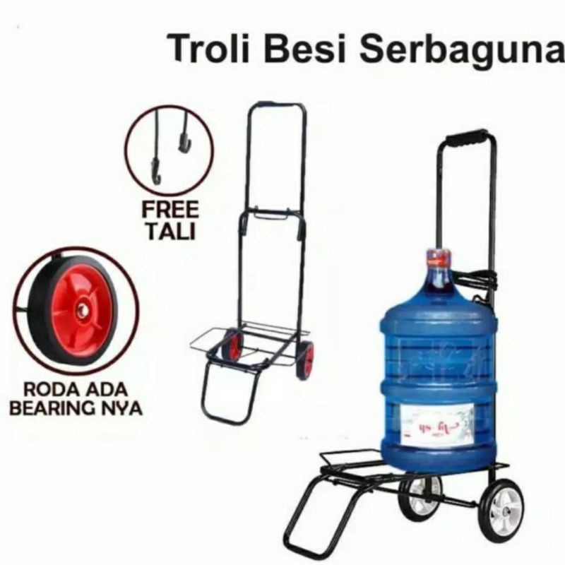 Troli bawa galon trolly lipat serba guna besi