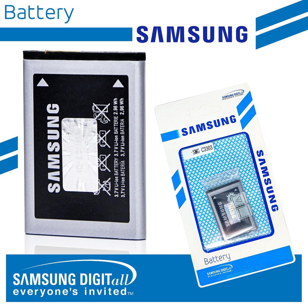 PREMIUM ACC Batre Samsung Flip GT-E1272 / Baterai Samsung C3303 1272 / Battery Samsung Lipat / Samsu