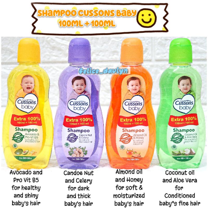 SHAMPOO CUSSONS baby 100ml +100ml