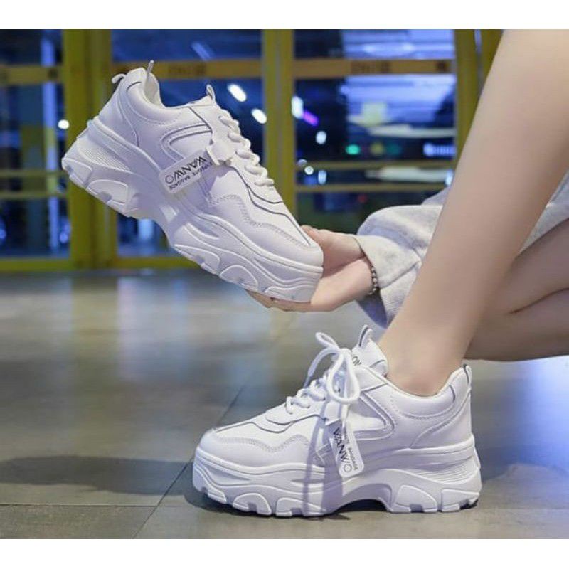 3.3 SALE SEPATU SNEAKERS TALI WANITA KOREA WANWOO 08 TERLARIS TERMURAH-6
