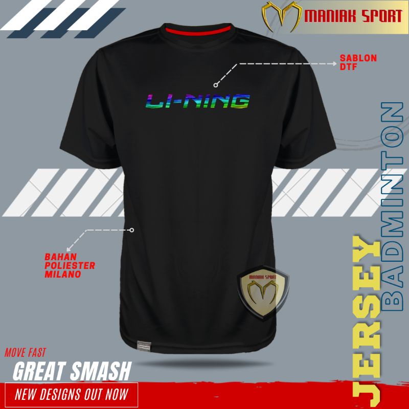 KBLH-WR03 - KAOS BADMINTON BAJU BULUTANGKIS LNG JERSEY PREMIUM SABLON DTF