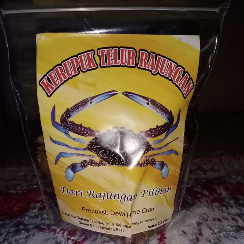 

Kerupuk Telur Rajungan (belom di goreng)