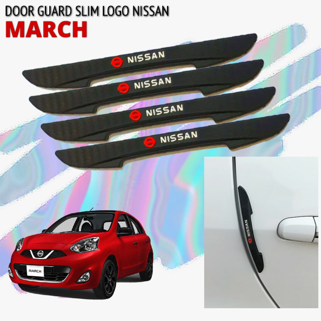 DOOR GUARD PREMIUM LOGO NISSAN MOBIL MARCH
