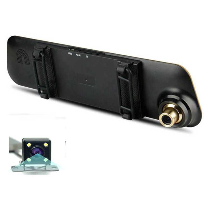 Kaca Spion DVR Dual Kamera 1080P 4.3 Inch Display - YX598