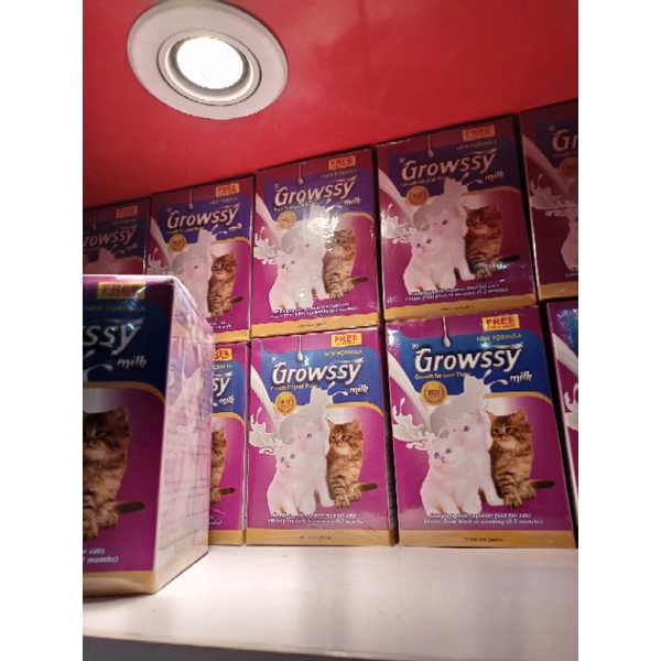 Susu Growssy 1box isi 11 sachet baby cat milk susu bayi kucing