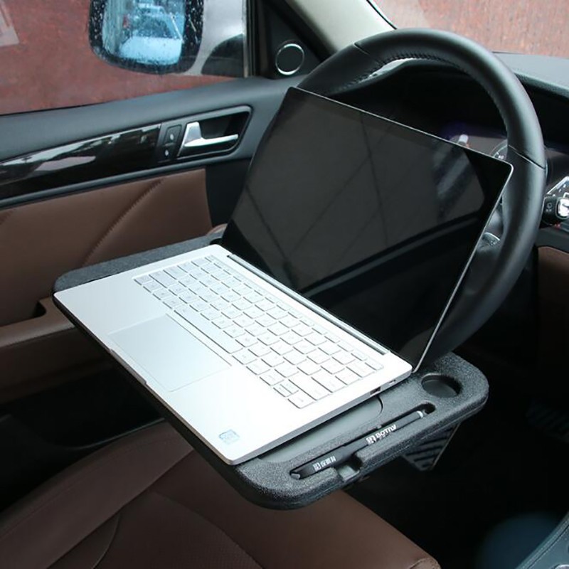 STEERING WHEEL DESK Table Tray Meja Makan dan Laptop Stir Mobil