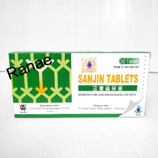 Sanjin Tablets obat infeksi saluran kencing