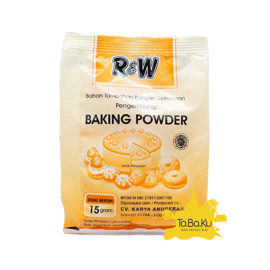 

R&W Baking Powder (Orange) 15gr Sachet