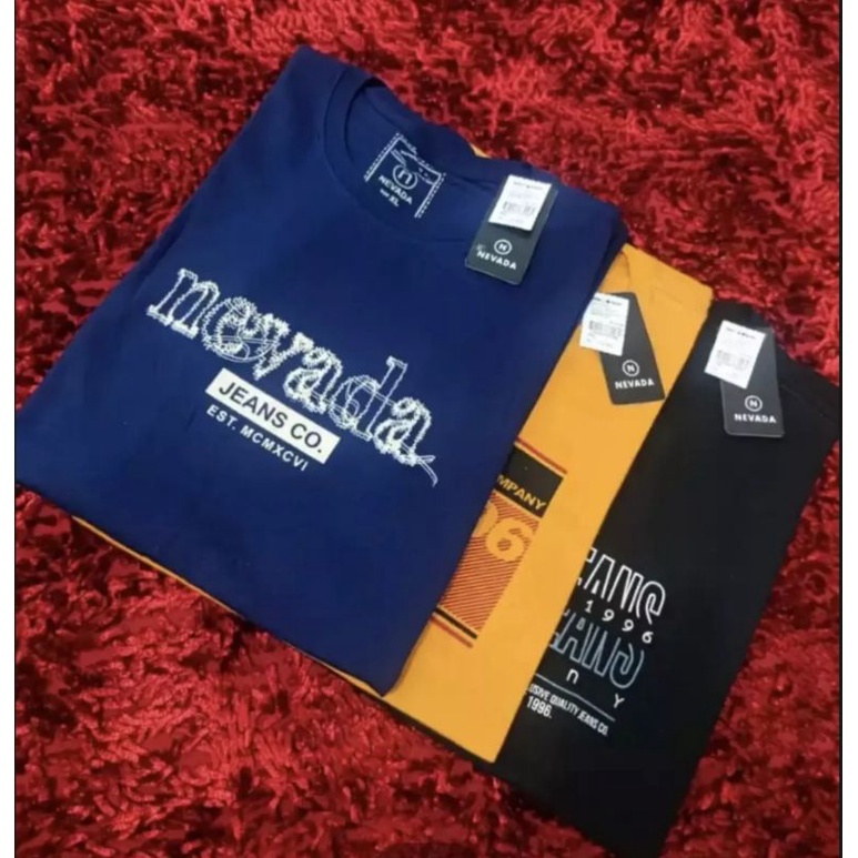 3 pcs 100 ribu kaos NEVADA original pria dewasa lengan pendek asli bandung 100 3 | kaos pria dewasa terbaru 2021 original distro bandung murah keren motif | kaos pria distro keren terbaru 2021 | kaos cowok import pria dewasa murah | kaos oblong pria