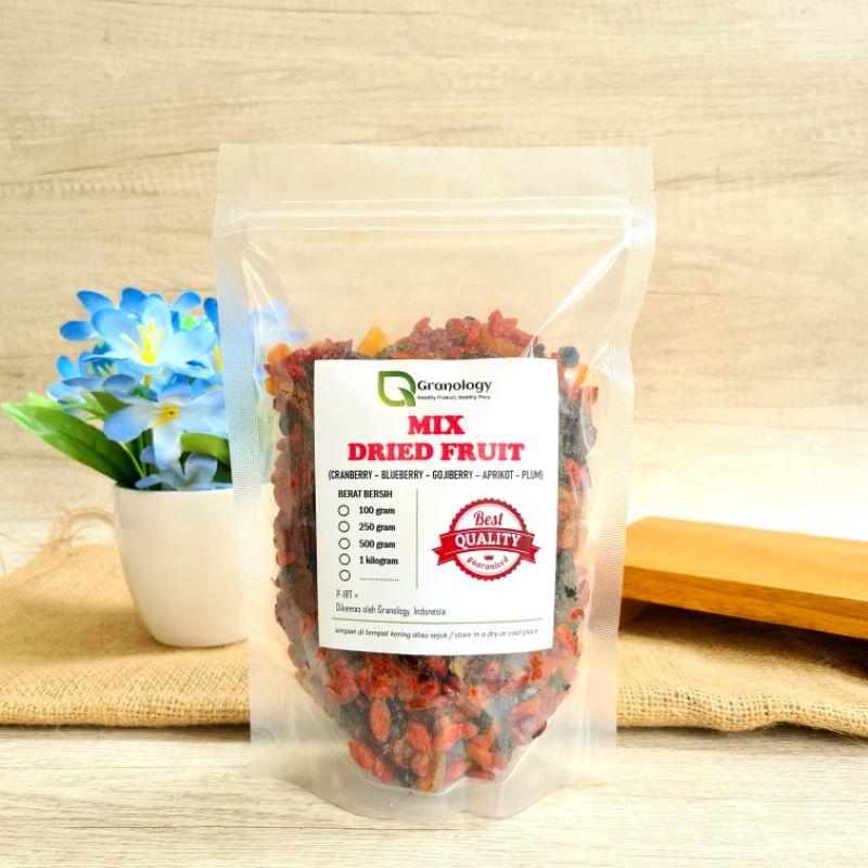 Mix Fruit 500 gram (Blueberry, Cranberry, Gojiberry, Aprikot &amp; Plum)