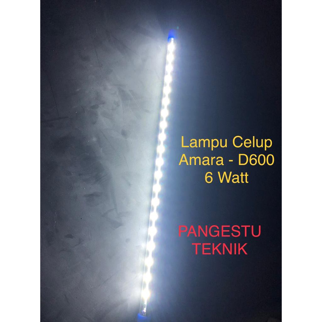 Lampu LED Amara 60 cm / T4 LED D600 6 Watt Lampu Celup Aquarium