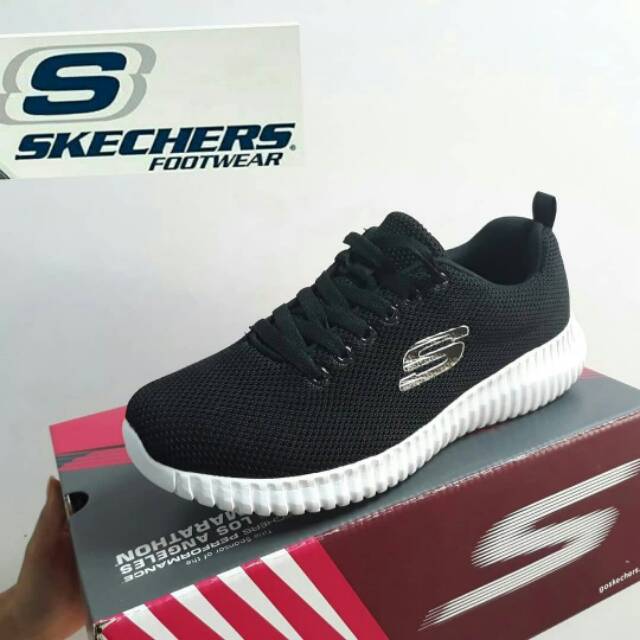 Sepatu pria skechers muzin elit advantage+ lengkap box